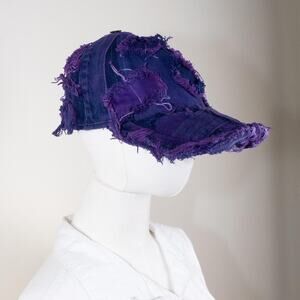 Upcycled carhartt patchwork denim hat